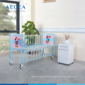 Компания AG-CB003 медицинская мебель ручной платформы мобильный госпиталь детская кроватка